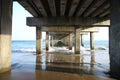 The tunnel under the bridge Royalty Free Stock Photo