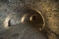 Tunnel under the Orava Castle, Oravsky Podzamok, Slovakia, Europe Royalty Free Stock Photo