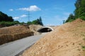 Tunneling and Roadworks - On Site Royalty Free Stock Photo