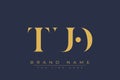 TUO abstract letter logo design Royalty Free Stock Photo