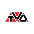 TUO triangle letter logo design with triangle shape. TUO triangle logo design monogram. TUO triangle vector logo template with red Royalty Free Stock Photo