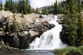 Tuolumne Falls waterfall Royalty Free Stock Photo