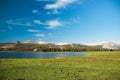 Tuolumne Meadows on a sunny day in Yosemite National Park, Sierra Nevada Mountains, California, USA Royalty Free Stock Photo