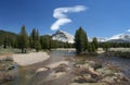 Tuolumne Meadows, Tioga pass, Yosemite Royalty Free Stock Photo