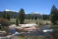 Tuolumne Meadows, Tioga pass, Yosemite Royalty Free Stock Photo