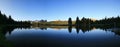 Tuolumne River reflection Royalty Free Stock Photo