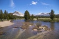 Tuolumne River at Soda Springs, Yosemite NP Royalty Free Stock Photo