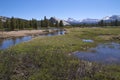 Tuolumne River at Soda Springs, Yosemite NP Royalty Free Stock Photo