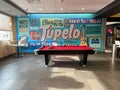 The Tupelo mural in the Tru Hotel lobby in Tupelo, Mississippi Royalty Free Stock Photo