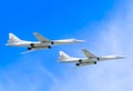 2 Tupolev Tu-22M3 (Backfire) supersonic bombers