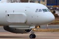 Tupolev Tu-204R 64511 reconnaissance aircraft of russian air force taxiing at Zhukovsky.