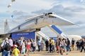 The Tupolev Tu-144 soviet supersonic airliner