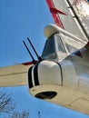 Tupolev Tu-16 Airplane Monument in Smolensk, Russia.