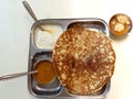 Tuppa Dosa with Podi - South India Cuisine (Udupi Cuisine)