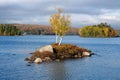 Tupper Lake In Autumn Royalty Free Stock Photo