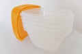 Tupperware isolated in white background Royalty Free Stock Photo