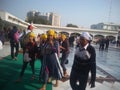 Turbaned Ladies in Public place/Delhi