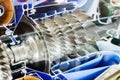 Turbine Engine Profile. Aviation Technologies. Royalty Free Stock Photo