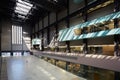 Turbine Hall in Tate Modern Art Gallery interior in London Royalty Free Stock Photo