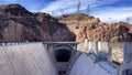 Turbine of the hydro-generators of the Hoover Dam, on the Colorado River on the border of the U.S. states of Arizona and Nevada.