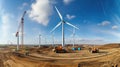 turbine wind farm construction