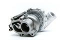 Turbo charger to increase car engine power. Royalty Free Stock Photo