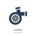 turbo icon in trendy design style. turbo icon isolated on white background. turbo vector icon simple and modern flat symbol for