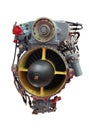 Turbo jet engine Royalty Free Stock Photo