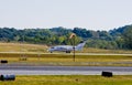 Turbo Prop Landing Into Wind