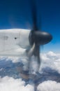 Turbo Propeller of a Passenger Aircarft Royalty Free Stock Photo