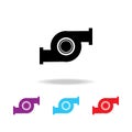 turbocharger icon. Elements of car repair multi colored icons. Premium quality graphic design icon. Simple icon for websites, web