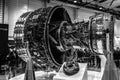 Turbofan jet engines Rolls-Royce Trent XWB Royalty Free Stock Photo