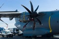 Turboprop engine Europrop TP400-D6, military transport aircraft Airbus A400M Atlas