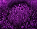 Turbulence Distortion Effect On The 3D Surface Hexagonal Design In Pink And Vivid Purple