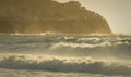 Turbulent Surf, Torrance State Beach, Los Angeles County, California