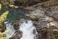 Turbulent waters at the Nooksack Falls