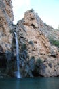 The Turche Cave. Waterfall. BuÃÂ±ol. Spain