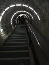 Entrance to the salt mine view from stairstep