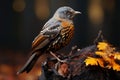 The Turdidae family features Turdus merula, known as the common blackbird