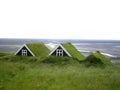 Turfhouses, Skaftafell National Park, Iceland Royalty Free Stock Photo