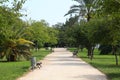 Turia Gardens in Valencia, Spain