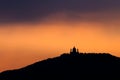 Turin, Basilica of Superga at sunrise Royalty Free Stock Photo