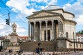 TURIN, ITALY - APRIL 26, 2016; The church of Gran Madre di Dio