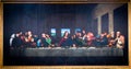 The painting of Last Supper in Turin Duomo after Leonardo da Vinci