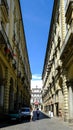 Via Palazzo di CittÃ , a key city center thoroughfare in Turin, Italy Royalty Free Stock Photo