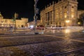 TURIN, ITALY - August 21, 2021 Long exposure shot of beautiful city of Turin at night Royalty Free Stock Photo