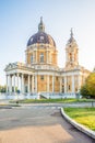 View at the Basilica of Superga near Turin in Italy Royalty Free Stock Photo