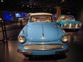 Vintage Lloyd Alexander TS 1958 car at Turin car museum in Turin