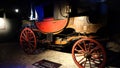 Turin, Italy - June 20, 2021: an antique carriage at the Automobile Museum