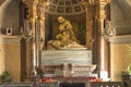 Turin, Italy, 27 June 2019: Royal Church of Saint Lawrence in Turin, chapel of the Queen of Martyrs